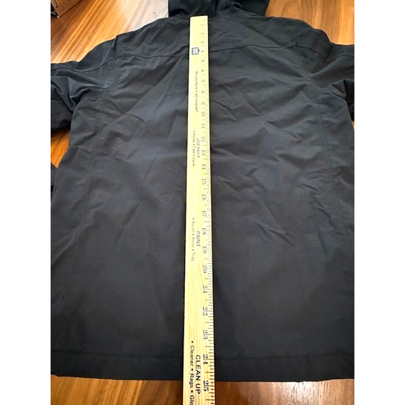 Lands End Grow A-longs Snow & Ski Snowboard Black Pants Jacket Set Medium 10 12 - Picture 13 of 16